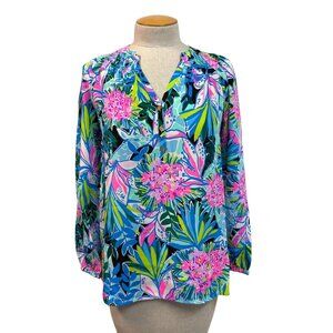 Lilly Pulitzer Elsa Top  You, Me & Giraffee Print (Size XS) NWT